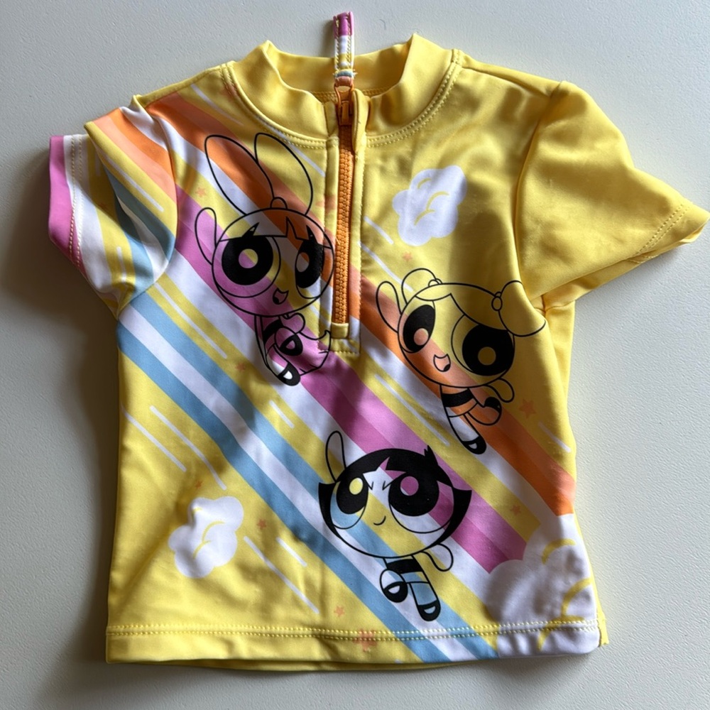 Power puff girls swim top